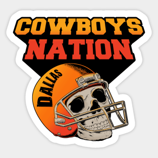 COWBOYS NATION Sticker